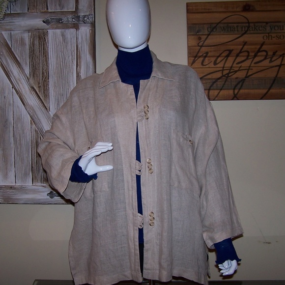 Jacque & KoKo Linen Jacket - Picture 1 of 8